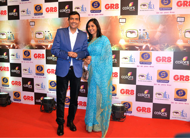 Sanjeev Kapoor and Alyona Kapoor
